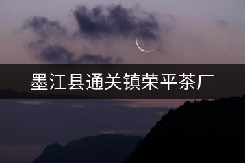 墨江縣通關(guān)鎮(zhèn)榮平茶廠