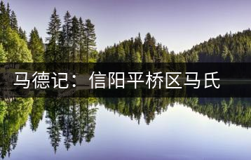 馬德記:信陽平橋區(qū)馬氏生態(tài)茶葉合作社負(fù)責(zé)人