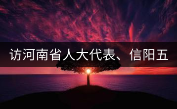 訪河南省人大代表、信陽(yáng)五岳集團(tuán)董事長(zhǎng)胡鎮(zhèn)——茶鄉(xiāng)亦飄茶油香