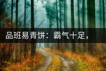 品班易青餅：霸氣十足，母儀天下