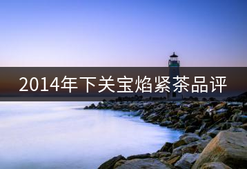 2014年下關(guān)寶焰緊茶品評(píng)