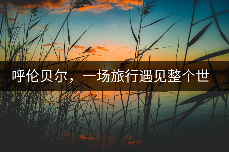呼倫貝爾，一場(chǎng)旅行遇見整個(gè)世界