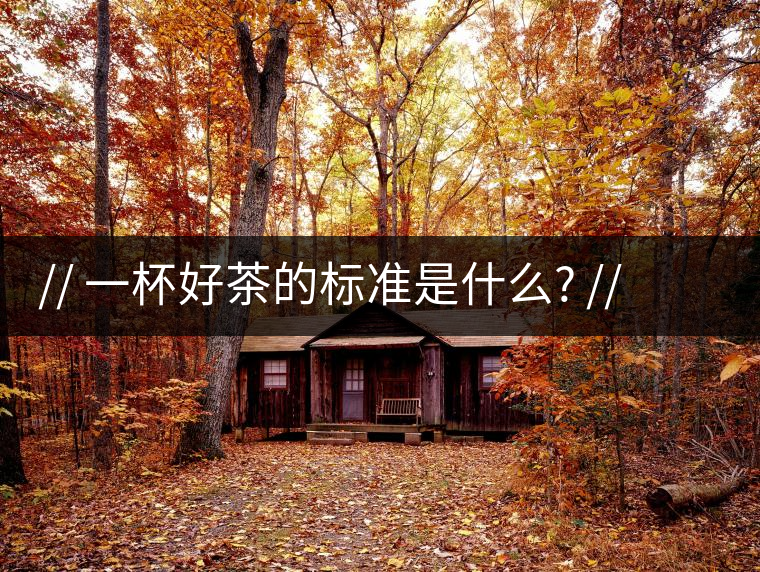 http:// 一杯好茶的標(biāo)準(zhǔn)是什么? //一杯好茶的標(biāo)準(zhǔn)是什么？