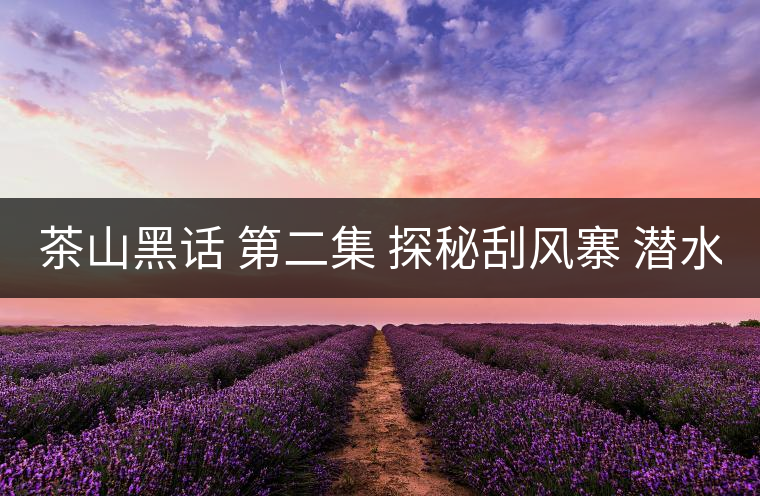 茶山黑話 第二集 探秘刮風(fēng)寨 潛水打魚 野菜充饑 你向往嗎？