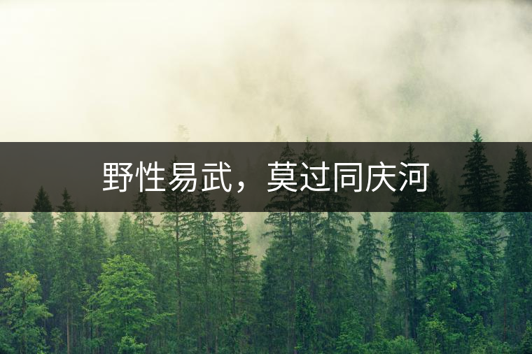 野性易武，莫過同慶河
