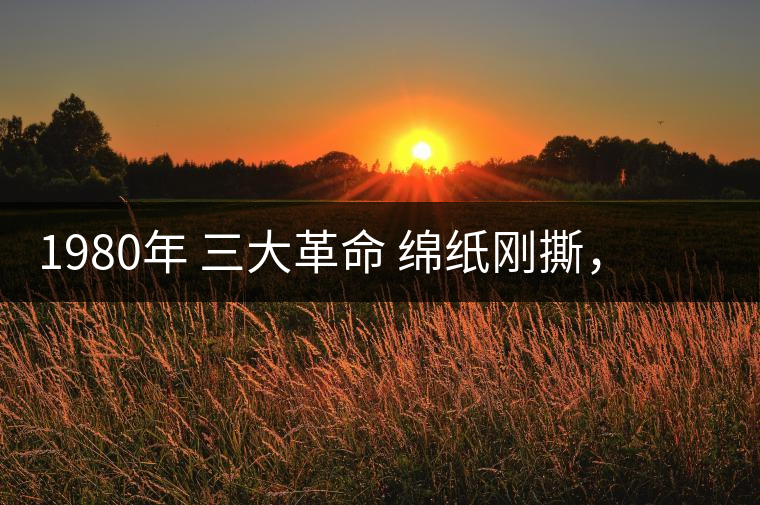 1980年 三大革命 綿紙剛撕，品相極好，整體干凈漂亮1980年 三大革命 綿紙剛撕，品相極好，整體干凈漂亮