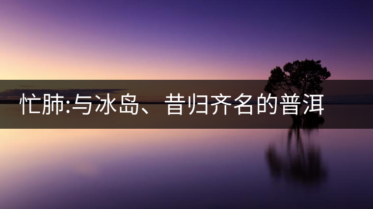 忙肺:與冰島、昔歸齊名的普洱茶忙肺：與冰島、昔歸齊名的普洱茶