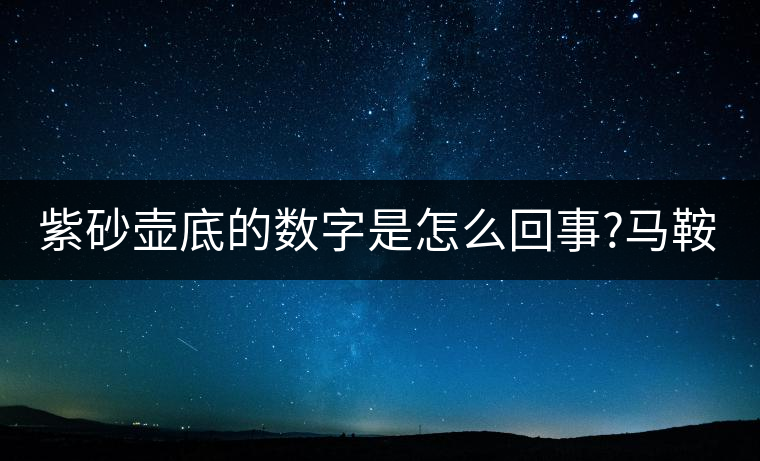紫砂壺底的數(shù)字是怎么回事?馬鞍山的普洱茶品質(zhì)如何?紫砂壺底的數(shù)字是怎么回事？馬鞍山的普洱茶品質(zhì)如何？