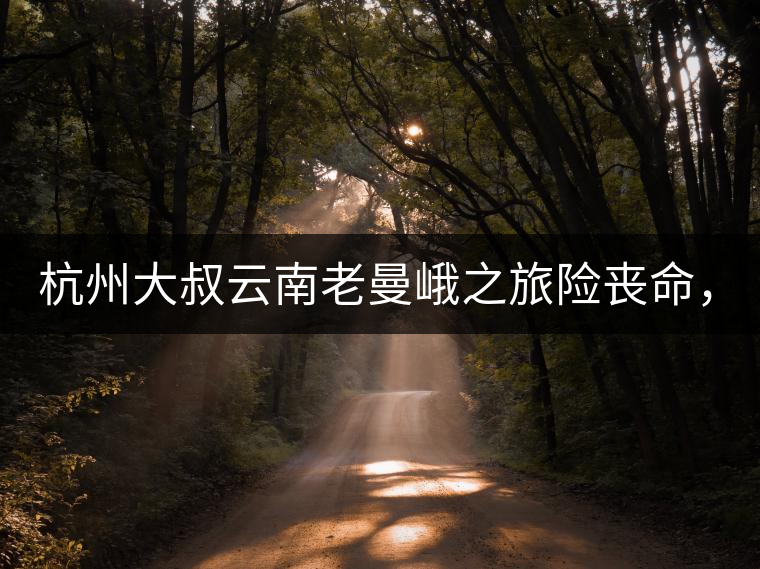 杭州大叔云南老曼峨之旅險喪命，買下茶園種茶，成普...杭州大叔云南老曼峨之旅險喪命，買下茶園種茶，成普洱圈網(wǎng)紅