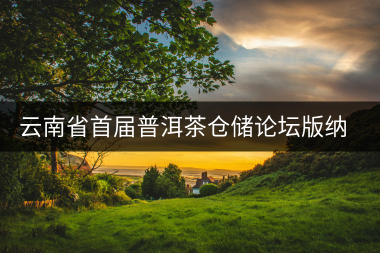 云南省首屆普洱茶倉(cāng)儲(chǔ)論壇版納開講 各地可先制訂普洱茶倉(cāng)儲(chǔ)地方標(biāo)準(zhǔn) 云南省首屆普洱茶倉(cāng)儲(chǔ)論壇版納開講 各地可先制訂普洱茶倉(cāng)儲(chǔ)地方標(biāo)準(zhǔn)