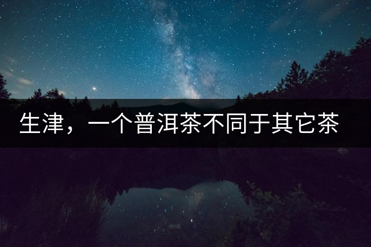 生津，一個(gè)普洱茶不同于其它茶類的品鑒指標(biāo)