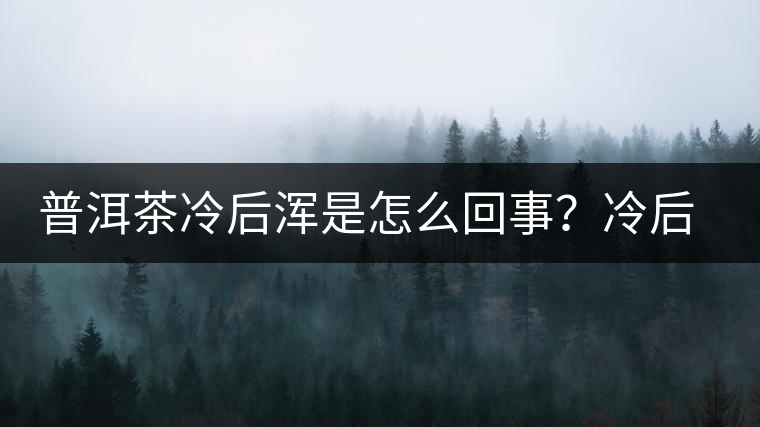 普洱茶冷后渾是怎么回事？冷后渾的普洱茶品質(zhì)好不好？