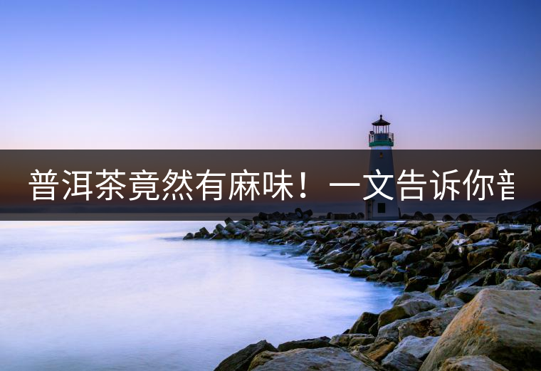 普洱茶竟然有麻味！一文告訴你普洱茶出現(xiàn)麻味的7個原因！