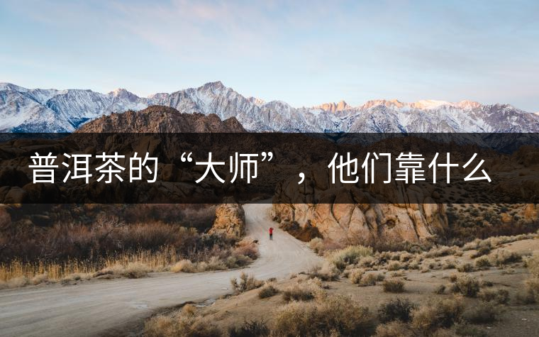 普洱茶的“大師”，他們靠什么來(lái)斷茶？