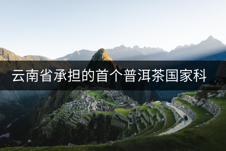 云南省承擔的首個普洱茶國家科技支撐計劃項目取得多項成效