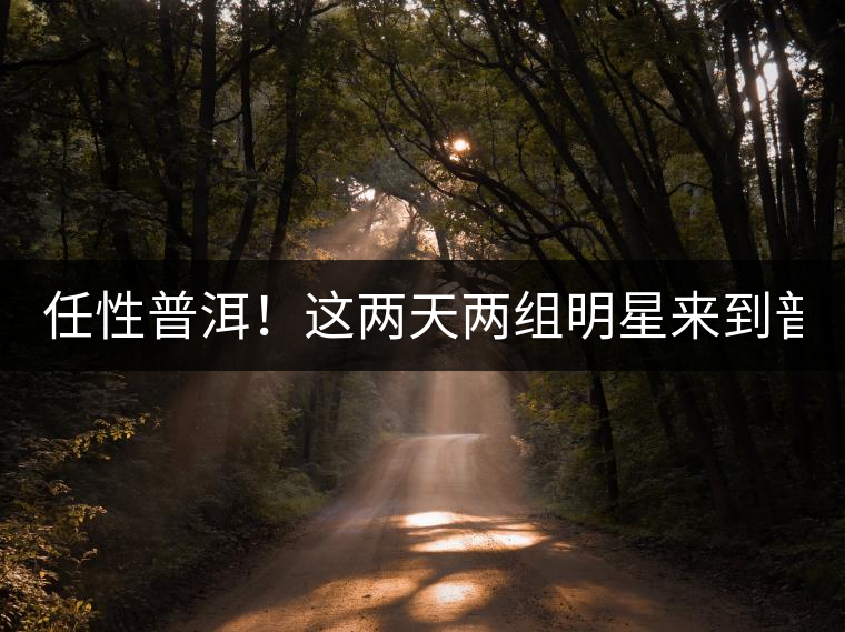 任性普洱！這兩天兩組明星來到普洱！