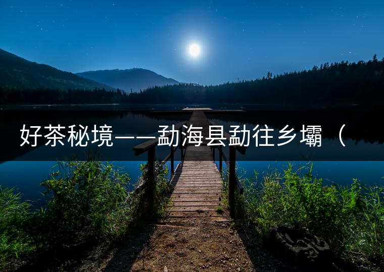 好茶秘境——勐海縣勐往鄉(xiāng)壩（壩）散村