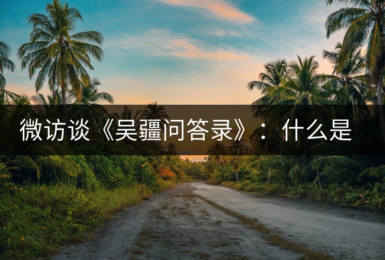 微訪談《吳疆問答錄》：什么是純正的普洱茶？