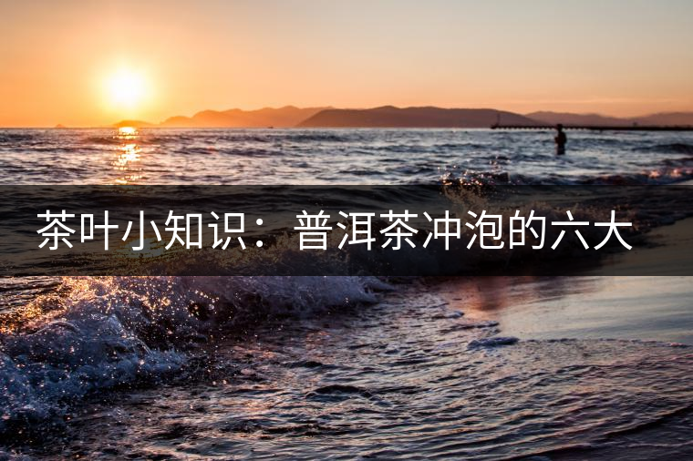 茶葉小知識(shí):普洱茶沖泡的六大技巧(進(jìn)階六式) 茶葉小知識(shí):普洱茶沖泡的六大技巧(進(jìn)階六式)