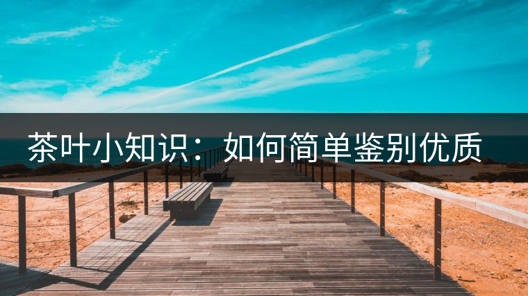 茶葉小知識：如何簡單鑒別優(yōu)質(zhì)普洱茶？