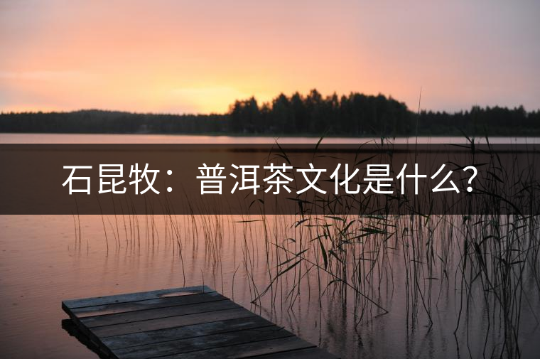 石昆牧：普洱茶文化是什么？
