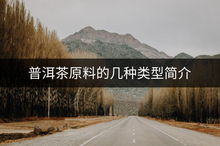 普洱茶原料的幾種類型簡(jiǎn)介 普洱茶原料的幾種類型簡(jiǎn)介