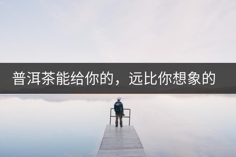 普洱茶能給你的，遠(yuǎn)比你想象的要多