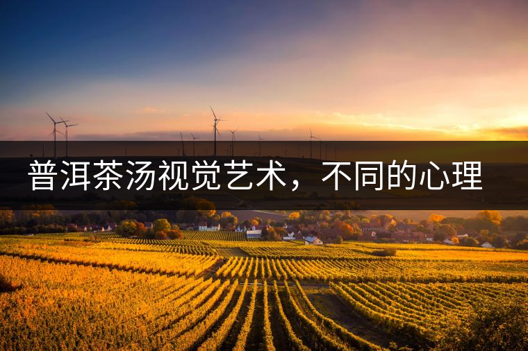 普洱茶湯視覺(jué)藝術(shù)，不同的心理享受