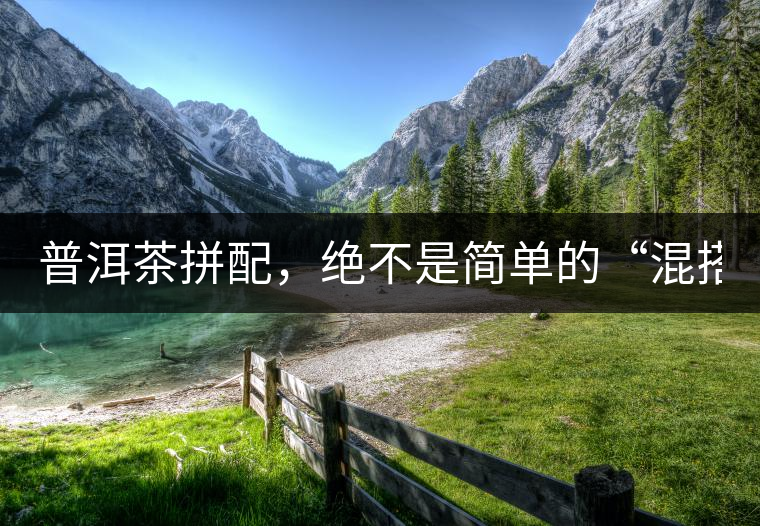 普洱茶拼配，絕不是簡單的“混搭”！