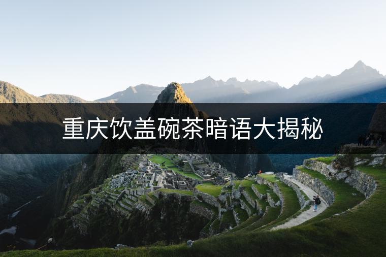 重慶飲蓋碗茶暗語大揭秘 重慶飲蓋碗茶暗語大揭秘