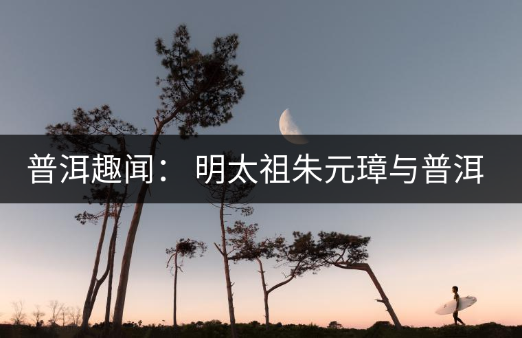 普洱趣聞: 明太祖朱元璋與普洱餅茶、團(tuán)茶 普洱趣聞: 明太祖朱元璋與普洱餅茶、團(tuán)茶