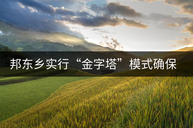 邦東鄉(xiāng)實行“金字塔”模式確保茶葉產(chǎn)業(yè)健康發(fā)展 邦東鄉(xiāng)實行“金字塔”模式確保茶葉產(chǎn)業(yè)健康發(fā)展