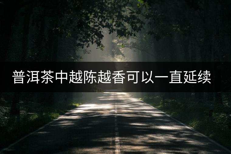 普洱茶中越陳越香可以一直延續(xù)下去嗎？