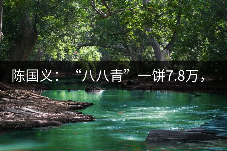 陳國義：“八八青”一餅7.8萬，“我沒貨供應(yīng)了”