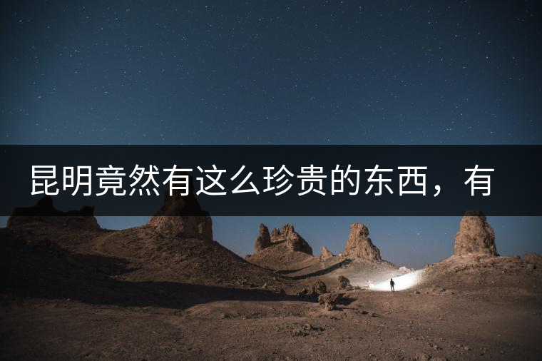 昆明竟然有這么珍貴的東西，有錢都不一定能買到