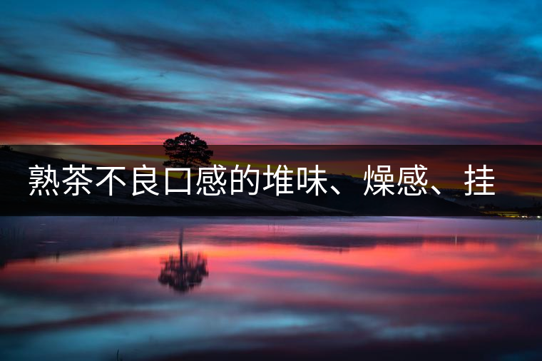 熟茶不良口感的堆味、燥感、掛喉