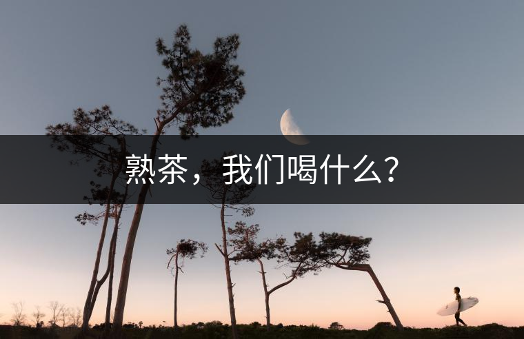 熟茶，我們喝什么？