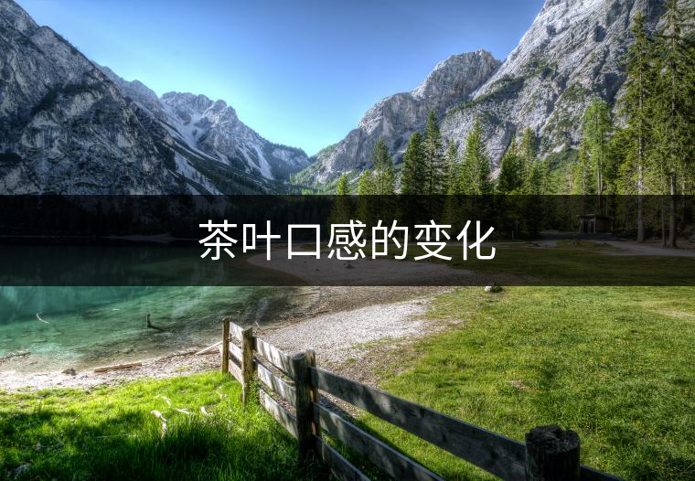茶葉口感的變化