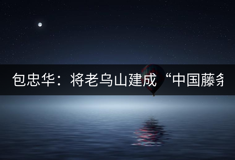 包忠華:將老烏山建成“中國藤條茶之鄉(xiāng)” 包忠華:將老烏山建成“中國藤條茶之鄉(xiāng)”