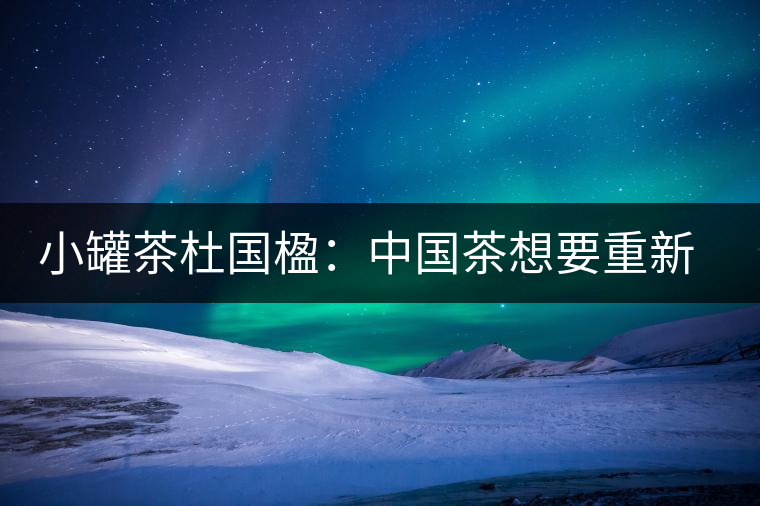 小罐茶杜國(guó)楹：中國(guó)茶想要重新走向世界，就要把用戶體驗(yàn)變簡(jiǎn)單