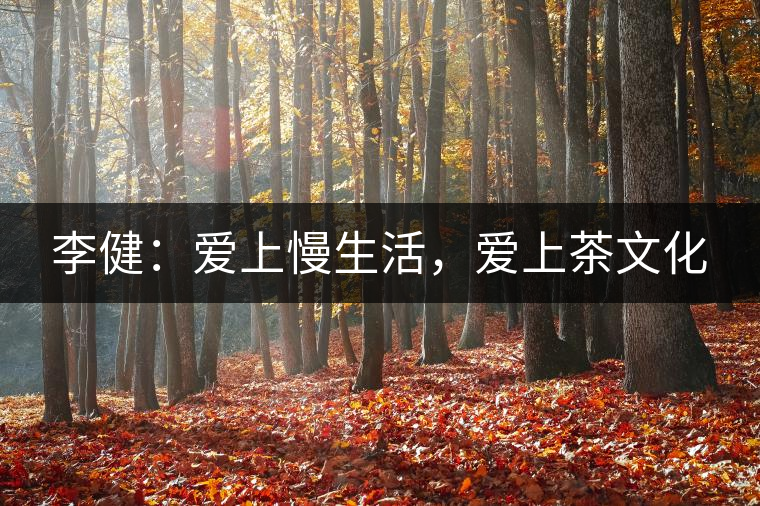 李?。簮?ài)上慢生活，愛(ài)上茶文化
