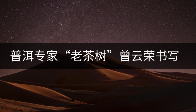 普洱專家“老茶樹(shù)”曾云榮書寫輝煌人生 普洱專家“老茶樹(shù)”曾云榮書寫輝煌人生