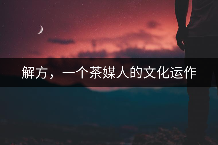 解方，一個茶媒人的文化運(yùn)作