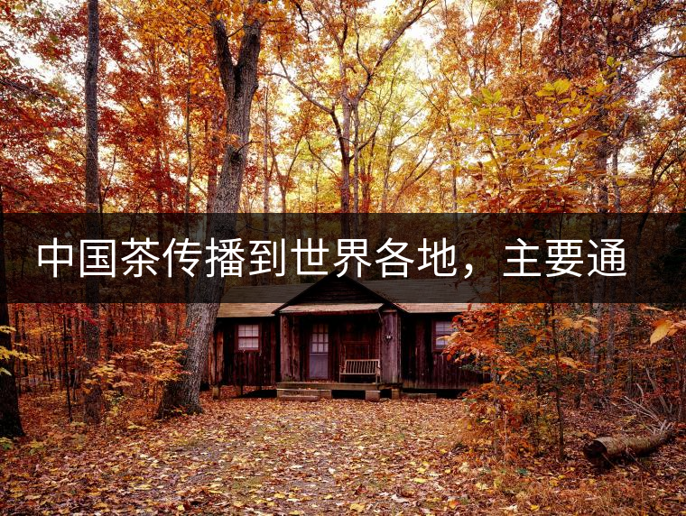 中國(guó)茶傳播到世界各地，主要通過(guò)三種形式