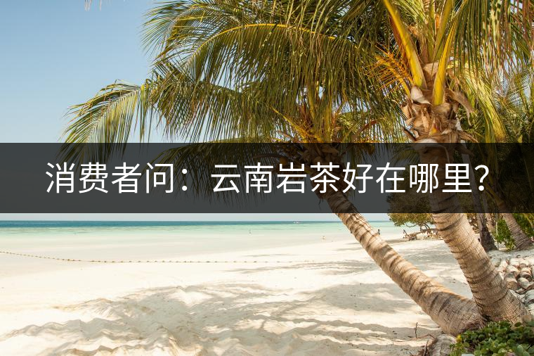 消費(fèi)者問：云南巖茶好在哪里？