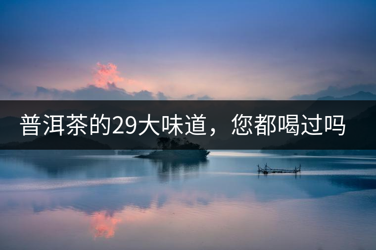 普洱茶的29大味道，您都喝過嗎？