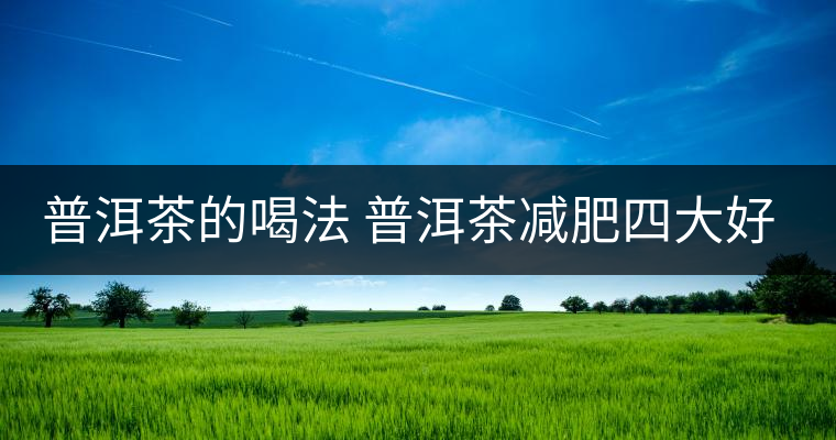 普洱茶的喝法 普洱茶減肥四大好處 普洱茶的喝法 普洱茶減肥四大好處