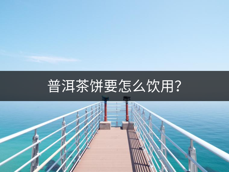 普洱茶餅要怎么飲用？