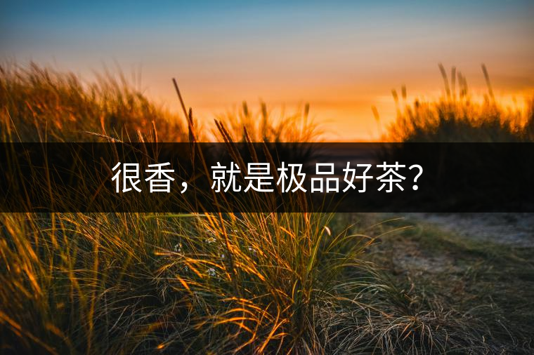 很香，就是極品好茶？