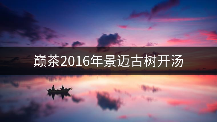 巔茶2016年景邁古樹(shù)開(kāi)湯 巔茶2016年景邁古樹(shù)開(kāi)湯